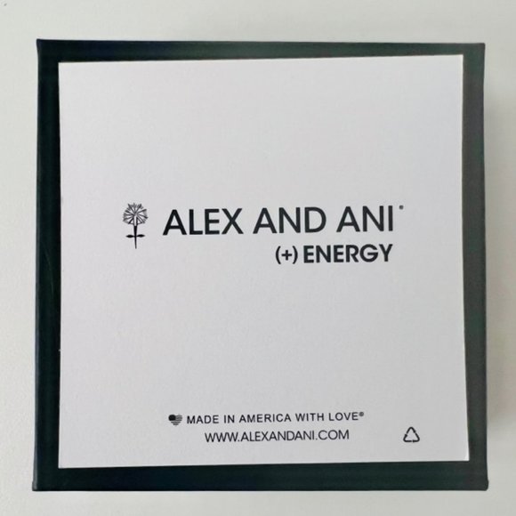 Alex And Ani (+) Energy 14kt Gold Bracelet With Topaz Crystal Color Therapy NEW - Picture 8 of 8